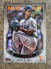 Yu Darvish [Gold] #MLBD-9 Baseball Cards 2016 Topps MLB Debut Prices