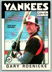 Gary Roenicke Baseball Cards 1986 O Pee Chee Prices