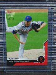 Jacob deGrom [Red] #OS-10 Baseball Cards 2020 Topps Now Off Season Prices