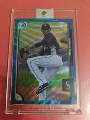 Edwin Diaz [Blue Wave Refractor] Baseball Cards 2015 Bowman Chrome Prospects Prices