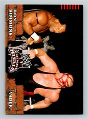 Ron Simmons vs. Vader Wrestling Cards 2008 Topps WWE Ultimate Rivals Prices