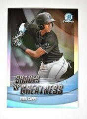 Yiddi Cappe #SG-26 Baseball Cards 2022 Bowman Chrome Shades of Greatness Prices