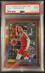 Cade Cunningham [Red] #147 Basketball Cards 2021 Panini One and One Prices