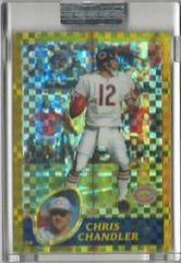 Chris Chandler [Gold Xfractor] Football Cards 2003 Topps Chrome Prices
