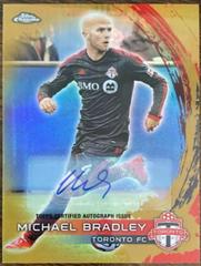 Michael Bradley [Autograph Gold Refractor] #83 Soccer Cards 2014 Topps Chrome MLS Prices