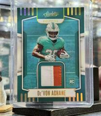 De'Von Achane [Gold] #ARM-27 Football Cards 2023 Panini Absolute Rookie Materials Prices