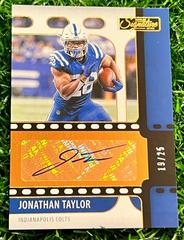 Jonathan Taylor [Bronze] #SS-JTA Football Cards 2021 Panini Chronicles Signature Series Prices