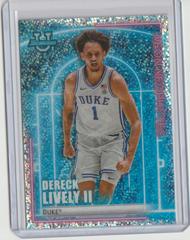 Dereck Lively II [Speckle] #NN-15 Basketball Cards 2022 Bowman University Best Neon Neophytes Prices