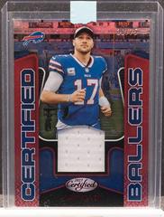 Josh Allen [Red] #CBM-12 Football Cards 2023 Panini Certified Ballers Mirror Prices