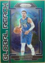 Luka Doncic [Green Prizm] #4 Basketball Cards 2021 Panini Prizm Global Reach Prices