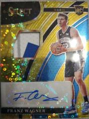 Franz Wagner [Gold Prizm] Basketball Cards 2021 Panini Select Rookie Signatures Prices