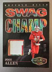 Josh Allen #SC-JA Football Cards 2023 Panini Plates and Patches Swag Champ Prices
