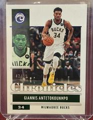 Giannis Antetokounmpo [Blue] #1 Basketball Cards 2021 Panini Chronicles Prices