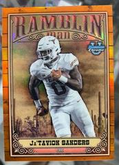 Ja'Tavion Sanders [Orange] #RM-6 Football Cards 2023 Bowman Chrome University Ramblin' Man Prices