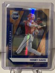 Henry Davis [Aspirations Blue] Baseball Cards 2021 Panini Elite Extra Edition Prices