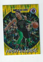 Jayson Tatum [Shimmer] Basketball Cards 2019 Panini Hoops Premium Stock High Voltage Prices