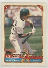 Rickey Henderson #13 Baseball Cards 1990 Ames All Stars Prices
