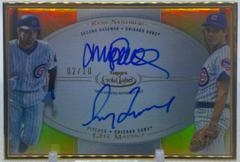 Greg Maddux, Ryne Sandberg Baseball Cards 2022 Topps Gold Label Framed Dual Autographs Prices