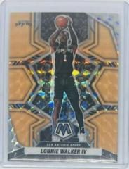 Lonnie Walker IV [Orange Fluorescent] #1 Basketball Cards 2021 Panini Mosaic Prices