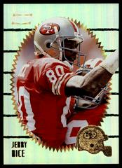 Jerry Rice [Premium Stock] #9 Football Cards 1996 Summit Prices