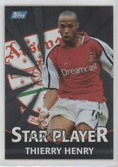 Thierry Henry - Star Player [Silver] #T1 Soccer Cards 2001 Topps Premier Gold Prices