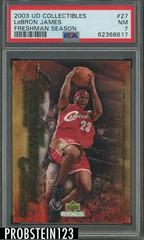 LeBron James #27 Basketball Cards 2003 UD Collectibles Freshman Season Prices