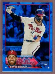 Bryce Harper #3 Baseball Cards 2023 Topps Chrome Sapphire Prices