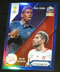 Paul Pogba, Valon Behrami [Blue Prizm] Soccer Cards 2014 Panini Prizm World Cup Matchups Prices