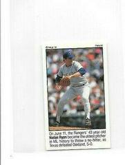 Nolan Ryan Baseball Cards 1991 Panini Stickers Prices