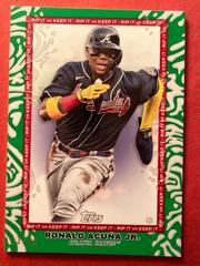 Ronald Acuna Jr. [Green] #13 Baseball Cards 2022 Topps Rip Prices