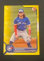 Bo Bichette [Yellow] Baseball Cards 2022 Bowman Prices