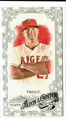 Mike Trout [Mini Black Border] #252 Baseball Cards 2015 Topps Allen & Ginter Prices