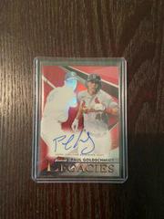 Paul Goldschmidt [Red Refractor] #FLA-PG Baseball Cards 2021 Topps Finest Legacies Autographs Prices