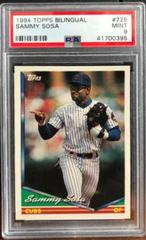 Sammy Sosa #725 Baseball Cards 1994 Topps Bilingual Prices