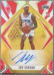 Jay Scrubb [Gold] Basketball Cards 2020 Panini Chronicles Phoenix Rookie Autographs Prices