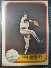 Ross Grimsley #406 Baseball Cards 1981 Fleer Prices