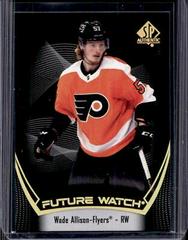 Wade Allison [Black] Hockey Cards 2021 SP Authentic Prices