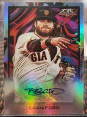 Brandon Crawford Baseball Cards 2022 Topps Fire Autographs Prices