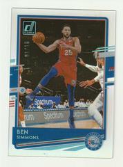 Ben Simmons [Holo Silver] Basketball Cards 2020 Panini Clearly Donruss Prices