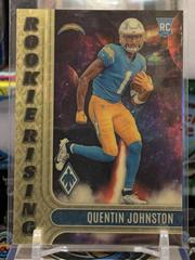 Quentin Johnston [Gold] #RIS-10 Football Cards 2023 Panini Phoenix Rookie Rising Prices