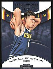 Michael Porter Jr. Basketball Cards 2018 Panini Contenders Rookie of the Year Contenders Prices