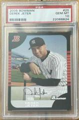 Derek Jeter #25 Baseball Cards 2005 Bowman Prices