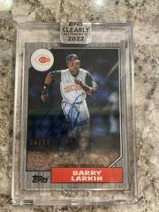 Barry Larkin [Black] Baseball Cards 2022 Topps Clearly Authentic 1987 Autographs Prices