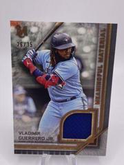 Vladimir Guerrero Jr. [Copper] #MMR-VGJR Baseball Cards 2023 Topps Museum Collection Meaningful Materials Relics Prices
