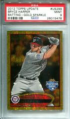 Bryce Harper [Batting Gold Sparkle] Baseball Cards 2012 Topps Update Prices