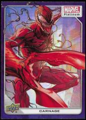 Carnage [Purple Rainbow] #74 Marvel 2023 Upper Deck Platinum Prices