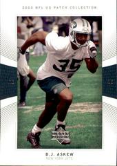 B.J. Askew Football Cards 2003 Upper Deck Patch Collection Prices