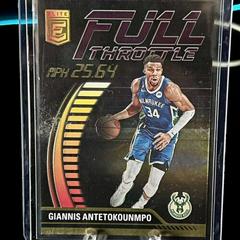 Giannis Antetokounmpo [Purple] #10 Basketball Cards 2023 Donruss Elite Full Throttle Prices