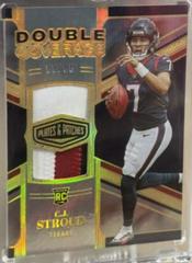 C. J. Stroud [Gold] #DC-2 Football Cards 2023 Panini Plates and Patches Double Coverage Prices