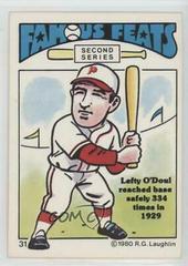Lefty O'Doul #31 Baseball Cards 1980 Laughlin Famous Feats Prices